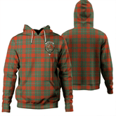 Clan MacGregor Ancient Tartan Hoodie Crest PBPGKGRF-1 MacGregor Ancient Tartan Hoodies